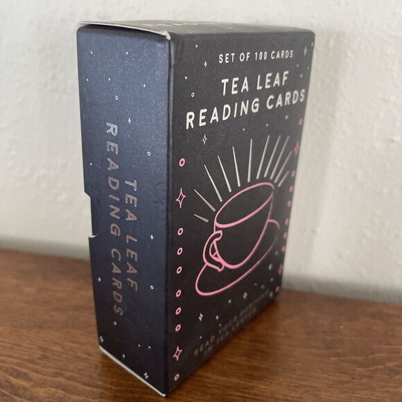 Gift Republic Tea Leaf Reading Cards Read Your Fortune in Tea Leaves 100 Cards - Picture 5 of 6